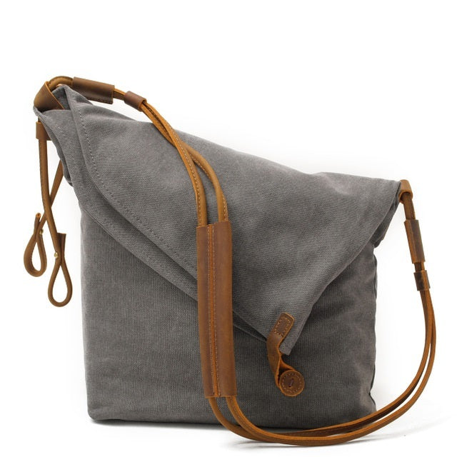 Crossbody retro art cloth bag - ANIBEY