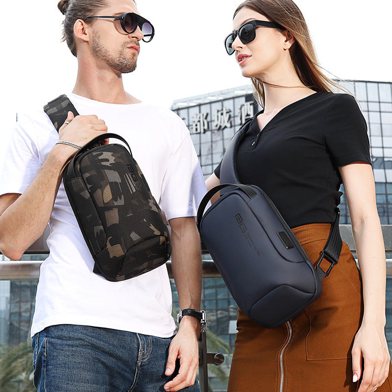 Casual one-shoulder business messenger men's chest bag - ANIBEY