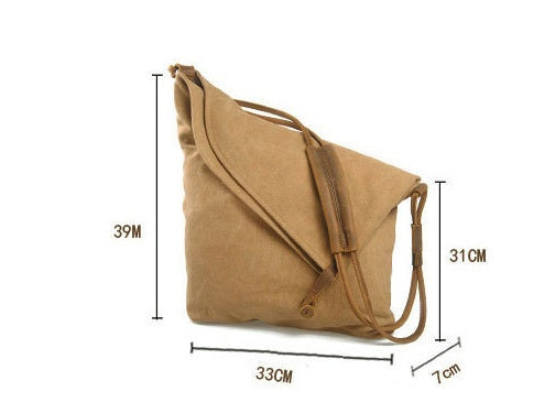Crossbody retro art cloth bag - ANIBEY