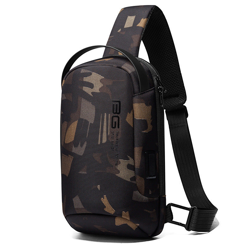 Casual one-shoulder business messenger men's chest bag - ANIBEY
