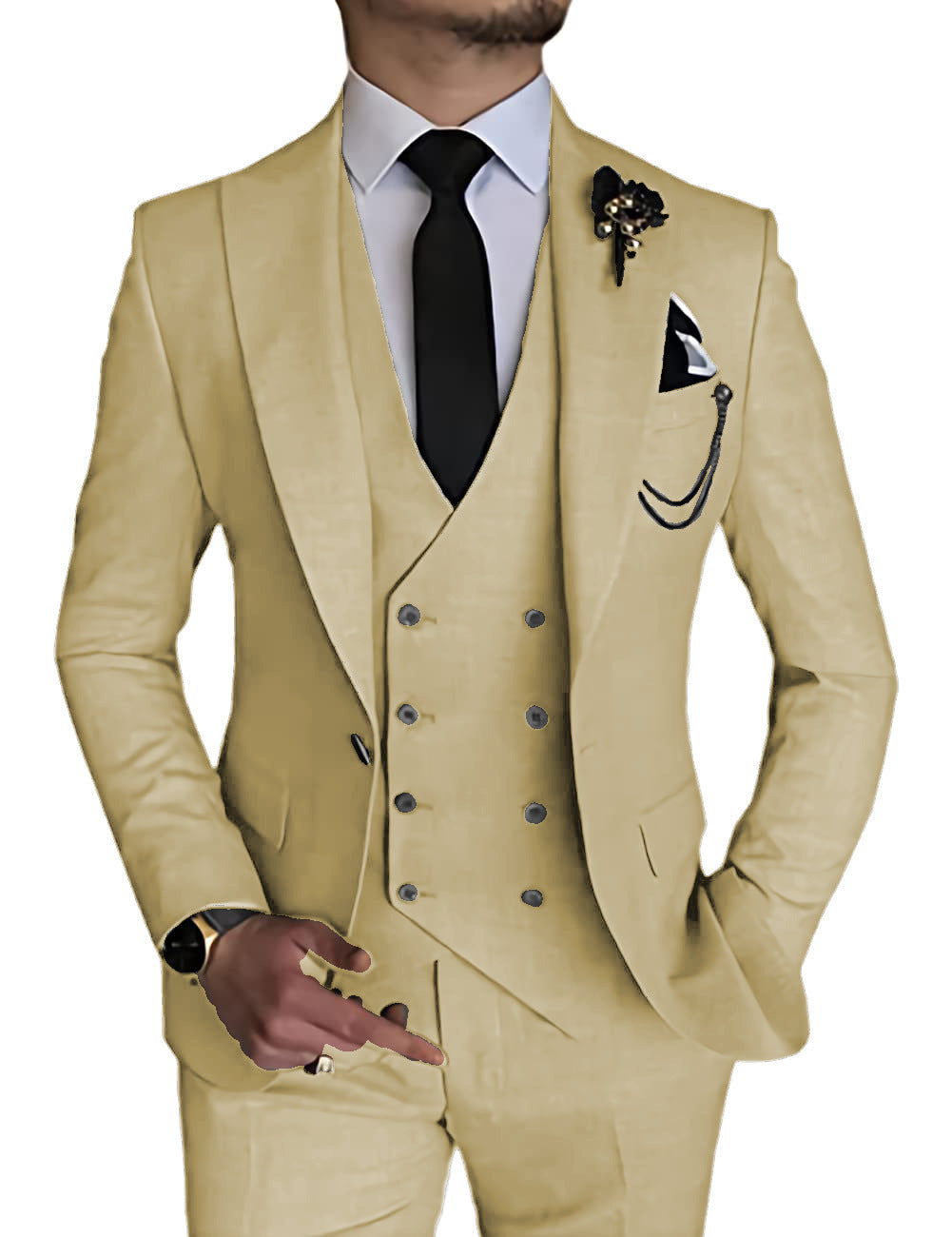 Business Casual Three-piece Suit for Men - ANIBEY