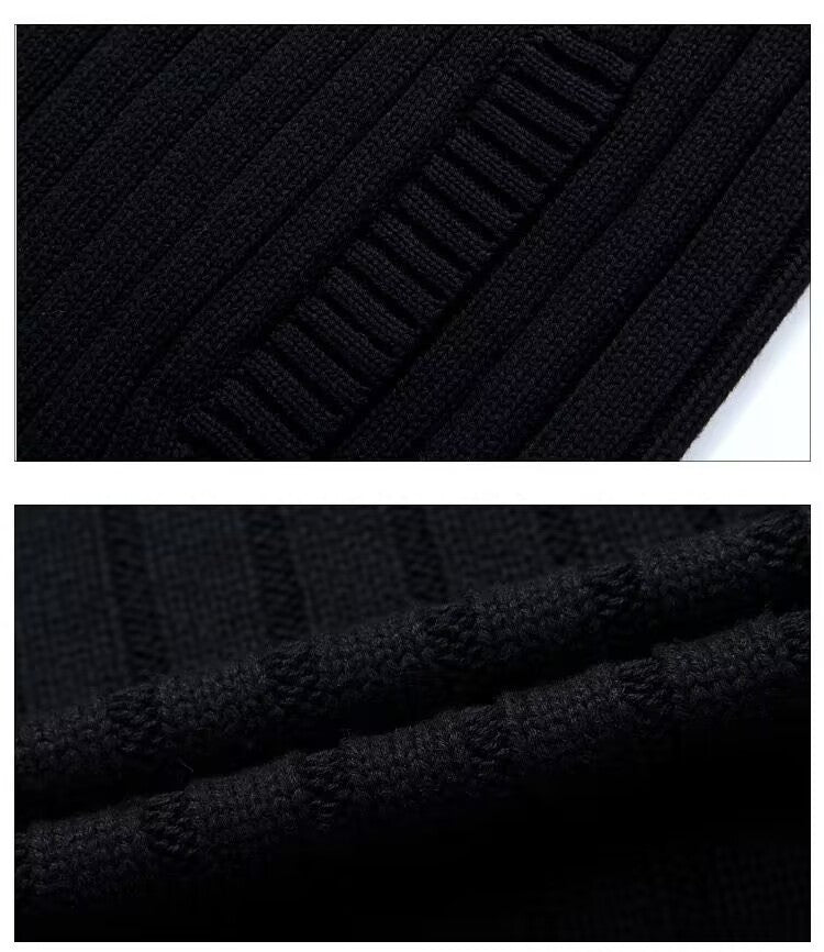 Men Fleece-lined Thickened Zipper Outerwear Sweater - ANIBEY