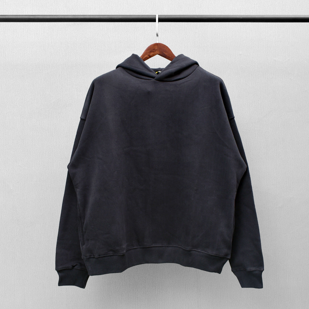 Classic Solid Color Fleece Hoodies for Men - ANIBEY