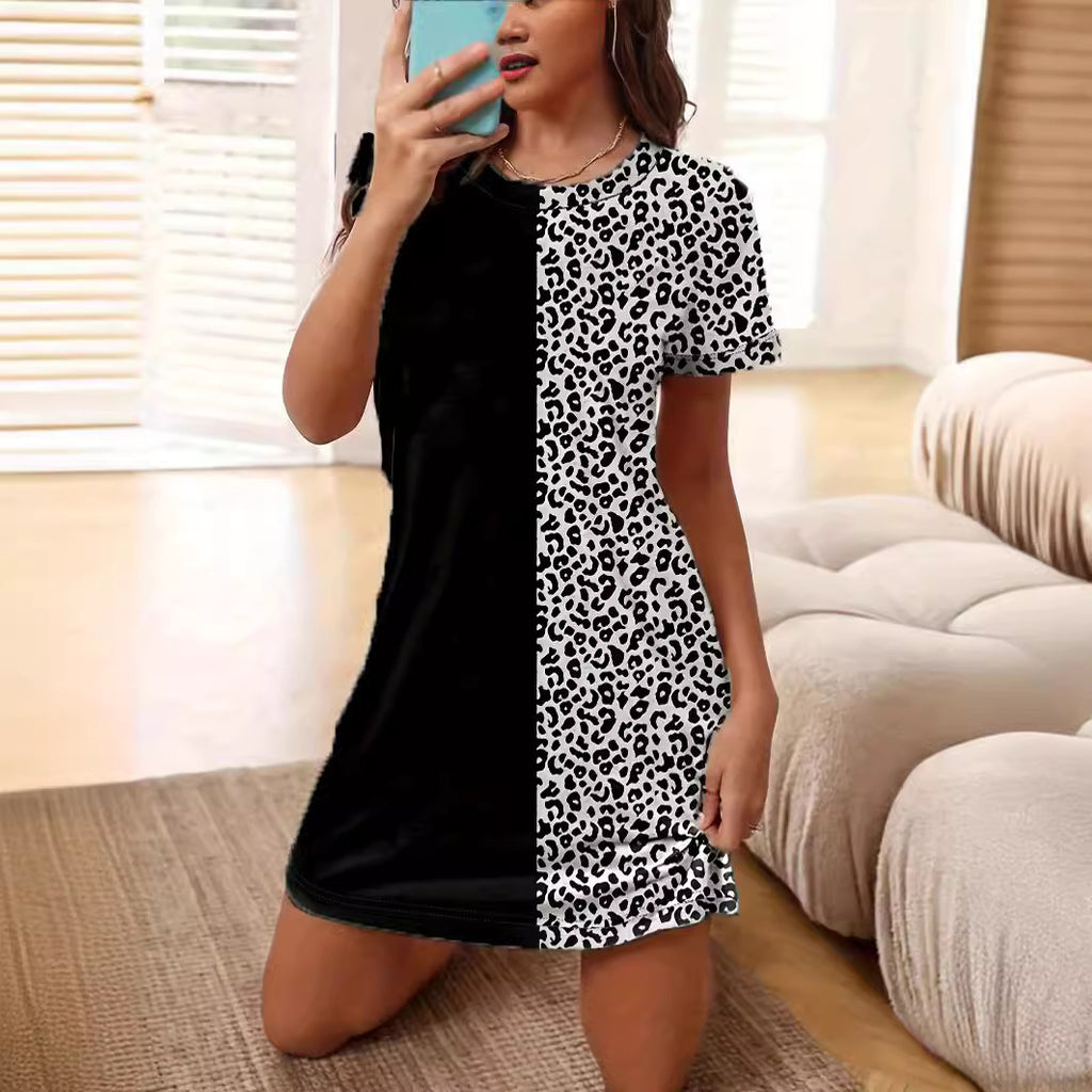 Animal Leopard Print Zebra Striped Printed Dress - ANIBEY