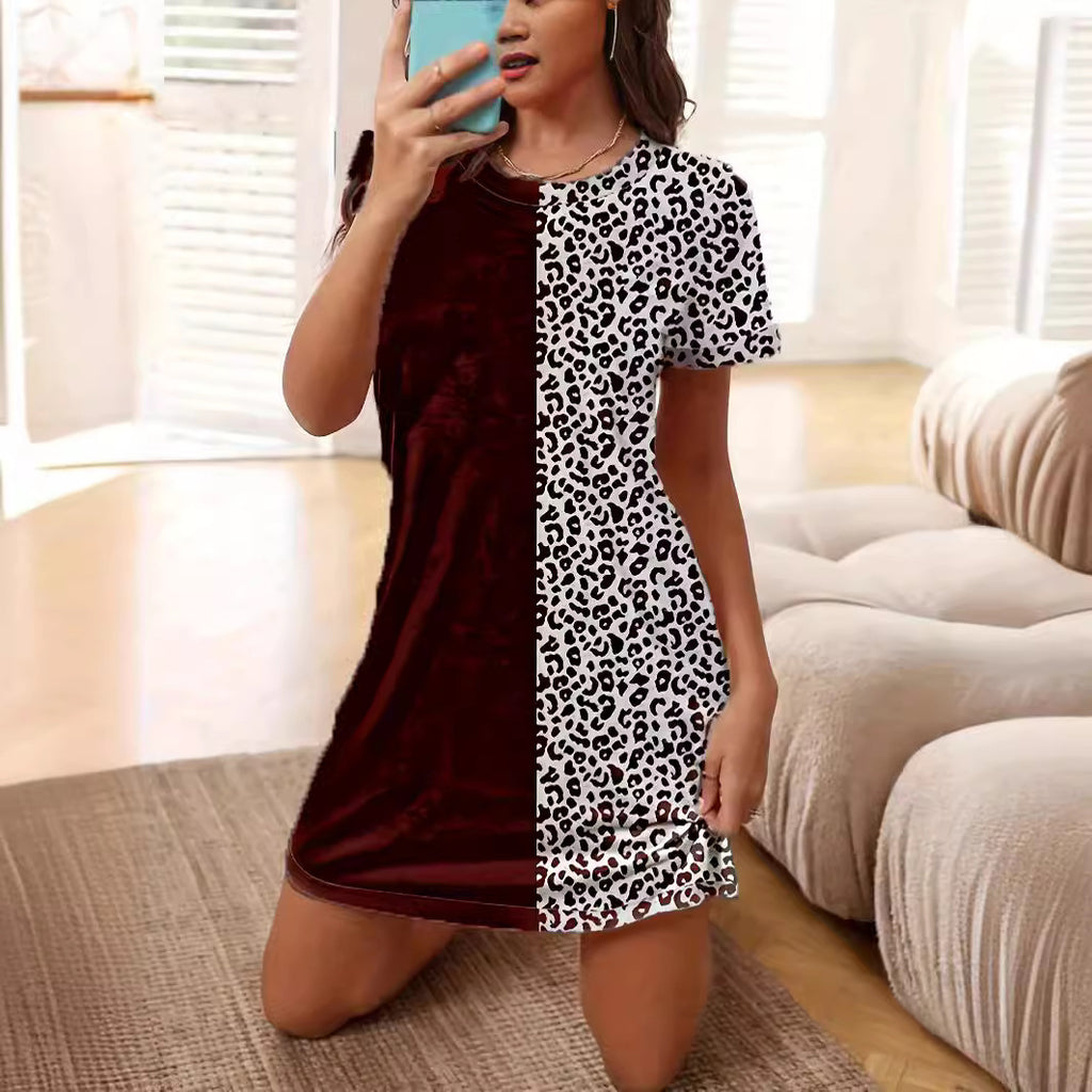 Animal Leopard Print Zebra Striped Printed Dress - ANIBEY