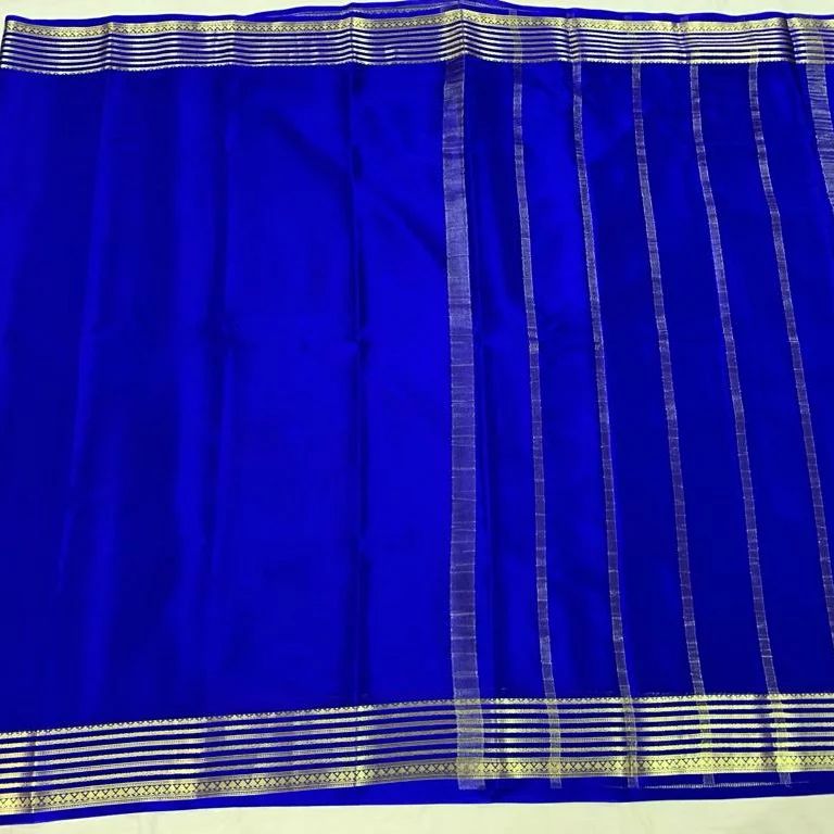 Semi-Mysore silk sarees {CHIIFON SAREE ) - ANIBEY