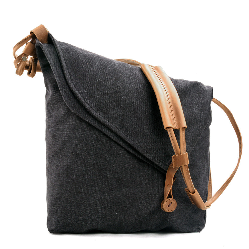 Crossbody retro art cloth bag - ANIBEY